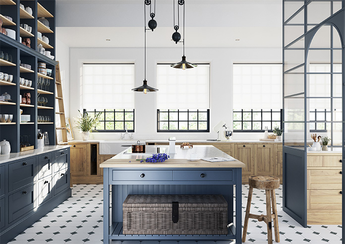 Roma, Peony White - Twist&Fit Roller Blind - Image 8